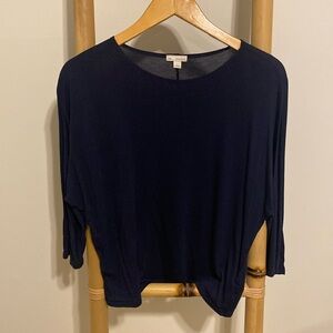 Gap sz S navy 3/4 sleeve women’s top